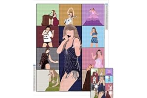 Ljevandria Taylor Diamond Painting Erwachsene,Diamant Painting Set Art Kits Diamond Painting Bilder Crystal Rhinestone Bastelset Home Wall Decoration Geschenk 30x40CM (Musik Singer)