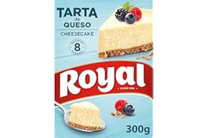 Royal Cheesecake, Tarta de Queso Sin Horno 8 Raciones, Pack 300 g