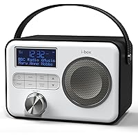 DAB/DAB+/FM Radio with Bluetooth, Mains and Battery Powered Portable ...
