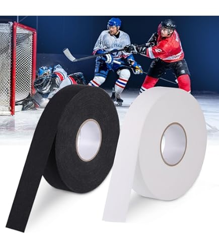 YMWALK Ruban Adhésif Antidérapant Pour Bâton De Hockey Sur Glace Pour Badminton, Raquette De Ping-pong, Corde à Sauter, Bâton De Golf, Tennis, Squash, Raquette De Hockey Sur Glace, 2,5 Cm X 25