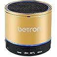 Betron KBS08 Bluetooth Speaker, Wireless, Portable, Mini, Gold
