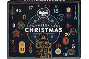 WEG-IST-WEG.COM Balea Adventskalender 2024 Männer Beauty- 24 Pflege Beauty Kosmetik Advent Kalender für den Mann, Weihnachtskalender Wert 80 €, Herren