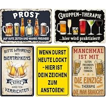 VGDFH Blechschild 'The Big Lebowski' – Vintage, 20x30 Cm, Aus Metall, Für Bar, Café & Wanddekoration