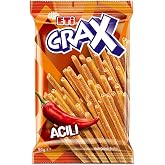 Eti Crax Acılı &Ccedil;ubuk Kraker 50 g x 20 Adet