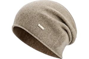 HAMUNI Mütze Damen Herren Australische 100% Wolle - Leichte Slouch Beanie Mütze, Atmungsaktiv Chemo Mütze für 3-Saison (Frühling/Herbst/Winter)