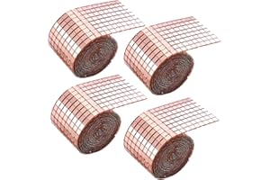 NKHUI 6400PCS Mirror Mosaic Tiles,Mini Mirror Strips Self Adhesive Craft Mosaic Tiles,Disco Ball Stickers,Glass Mosaic Tiles,5 * 5mm Disco Ball Stickers for DIY Craft Wall Decoration (Rose Gold)