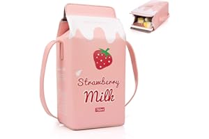XiYee Kleine Crossbody Tasche, Mädchen PU Leder Geldbörse, Milch Box Brieftasche Tasche kleine Crossbody Persönlichkeit Mini Umhängetasche Handtaschen