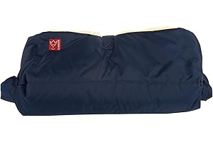 Kaiser Accessoire Poussette - Protège Mains - Big Double - Peau d'Agneau - Marine