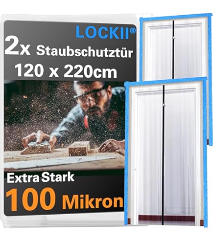 ZIPWALL, Door, 4 1/2 Ft Wd, Magnetic Dust Barrier Door Kit - View #4