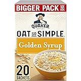 Quaker Oat So Simple Golden Syrup Porridge Sachets, 10 X 36g : Food Cupboard Fast Delivery By App Or Online - View #3