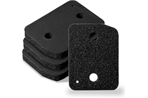 LAUKOWIND 4 Filter für Miele T1 Trockner 9164761 Wärmepumpentrockner, Fine/Coarse 207 x 157 x 30 mm Base Filter, Sponge Filter, Foam Filter, Replacement Parts Filter, Foam Sponge for Condenser Dryers