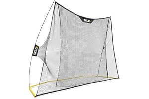 SKLZ Home Range Golf Net – Red de Golf Dual con Retorno de Bola para Todos los Palos. Estructura de 3m x 2.1m, Red Frontal de 2m x 2m para práctica eficiente y rápida recuperación de Bolas.
