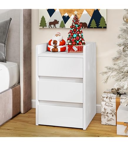 CARO-Möbel Nachttisch MARIELLA Nachtschrank Nachtkommode für