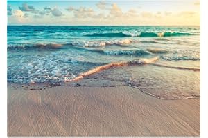 Runa Art Carta da parati fotografica 396 x 280 cm Sea Beach | Vello Decorazione Murale Soggiorno Camera Da Letto | Manifattura tedesca | blu Orage 9405012a