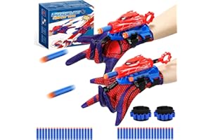 Braxel Toy from 4-12 Years Boys, Set of 2 Netted Launcher Gloves Children's Gift Boy 5 6 7 8 9 10 11 Years Children's Toy from 5-12 Years Birthday Gift for Children