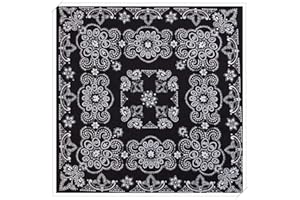 Western Ranch Bandana Halstuch Nikkituch Kopftuch Baumwolle Paisley XL 70 x 70 cm