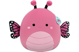Squishmallows SQCR08610 - Marcelina der Monarchfalter 40 cm, offizielles Jazwares Plüsch, superweiches Kuscheltier