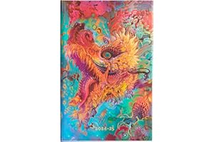 Paperblanks Agendas 18 Mois 2025, Dragon Bourdonnant, Maxi, Vertical, Fermeture Élastique