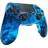 Wireless PS4 Controller,Bluetooth GamePad for PlayStation 4/Pro/Slim/PS4/PS3/PC,33ft Remote Control Joysticks with Charging C