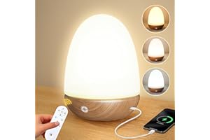 OYADISIIOP Tageslichtlampe, 15000 LUX Lichttherapielampe mit Fernsteuerung, Tageslichtlampen mit Einstellbaren Lichtfarben, Helligkeiten und Timer, LED Simulation von Tageslicht(Walnuss Holzmaserung)