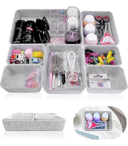 Separador Cajones Organizador De Cajones De Fieltro Piezas