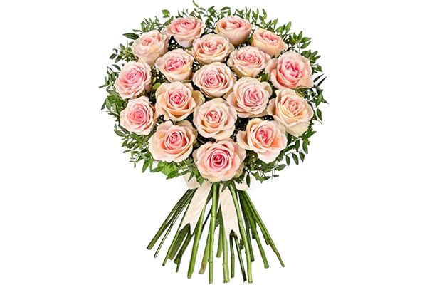 La Belle - Composition florale fraîche livrée à la main – Cadeau élégant avec expédition le lendemain – Idéal pour un anniversaire, un anniversaire, des condoléances, une célébration ou un
