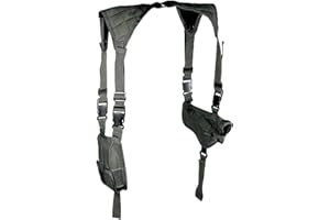 UTG Schulterholster Deluxe Horizontal Schoulder Holster, Schwarz, PVC-H170B