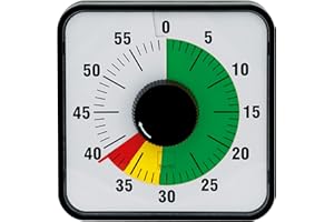 TimeTex Horloge chronométrée magnétique 19 cm x 19 cm Disque de circulation