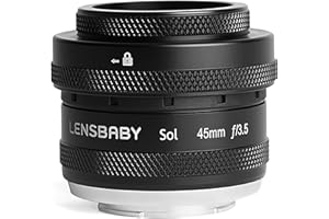 Lensbaby - Sol 45 - para Sony E- Punto Dulce - Bokeh Suave - Compatible con una Amplia Gama de cámaras