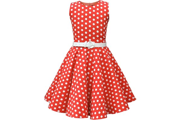 BlackButterfly Enfants Robe Années 50 Vintage 'Audrey'