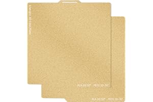 XIRBBO 257 * 257mm A1 PEI Build Plate Double Sided Smooth Textured Heated Bed,Flexible Removable Spring Bed Plate for Bambu Lab A1/X1/X1C/X1E/P1P/P1S 3D Printer