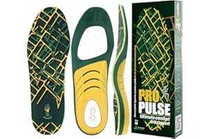 Plantillas Deportivas para Hombre y Mujer, Soporte en el Arco, Gel en el Talón y Antepié para Aliviar Dolor de Pie, Metatarsa