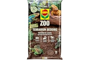 COMPO Zoo Sustrato Universal para terrarios 10 litros con granulometría Media, 5-10 mm