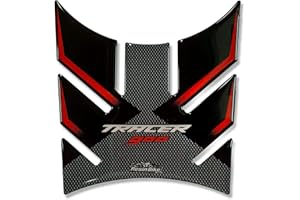 Resin Bike Motorcycle 3D Stickers Compatible with Yamaha Tracer 900-900 GT 2018 2020 Nimbus Grey. Tank Protector Protection from Bumps and Scratches. Resin Stickers - Gadget Moto