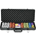 vidaXL Cofet de poker avec 500 jetons Laser Aluminium80184 - Poker | Soldes fnac Belgique