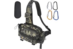 drado Angeltasche Sling Angeltasche, Wasserdicht und verschleißfest Angelrucksack für Angelzubehör