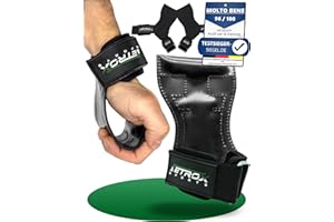 NetroxSports - Power Grips Lifting Straps - Cinghie Palestra con Wrist wraps - Per pesi molto elevati - allevia dita - Sollevamento Pesi - Reverse Grip, Straps Bodybuilding, Gym Strap - Donna e Uomo