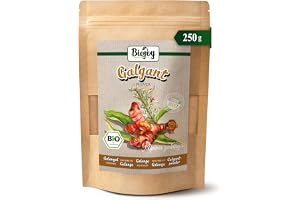 Biojoy Ekologiskt galangapulver, galangarot skonsamt mald, 250 g