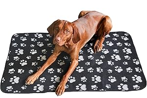 ‎QUANTUM INTERIOR Quantum Interior wasserdichte Haustierdecke Hundedecke untersch. Größen Unterlage Haustier Decken für Hunde und Katzen Fleecedecke (Anthrazit, 70x100)