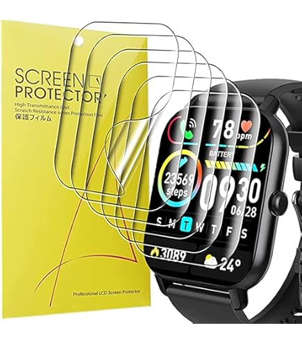 Savvies Protection Ecran Pour Blackview Z20 Kids Smartwatch 6 Pièces - Film Protection Ultra Clair