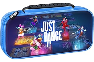 SUBSONIC Just Dance 2023 officiel - Sacoche de rangement rigide et anti-choc pour Nintendo Switch - Etui zippé en EVA - Housse de protection pour console, jeux et accessoires