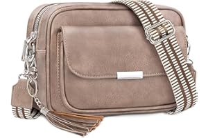 NEWIROVE Bolso Mujer Bandolera Mediano Bolso Bandolera Mujer Piel PU Bolso Cruzado De Mujer Con Correa Ancha Ajustable Bolsos Bandolera Para Mujer Damas Compras, Viaje y Trabajo