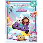 La Casa de Mu&ntilde;ecas de Gabby Tesoro de Pegatinas - Libros de actividades para ni&ntilde;os, 350 pegatinas reutilizables, pegatinas br