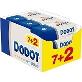 Dodot Sensitive Baby Wipes, 9 Packs of 54 Count, 486 Wipes