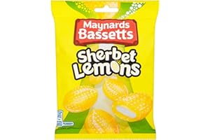 Maynards Bassetts Bonbons au Sorbet de Citron Sachet de 191 g - Lot de 6