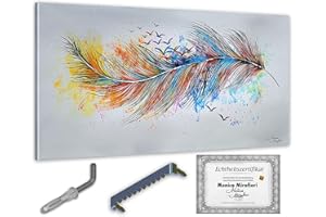 Monica Mirafiori I 140x70 cm I Tableau Peint à la Main I Modèles Tableau I Peintre Moderne I Tableaux Peintures I Toile sur Cadre en Bois