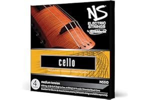 D'Addario Bowed Jeu de cordes pour violoncelle D'Addario NS Electric, manche 4/4, tension Medium
