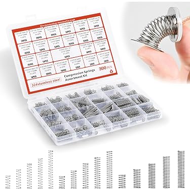10 Druckfedern 65Mn Federstahl – 1,8 X 17 X 50 Mm, Ermüdungsfrei, Für Autos, Möbel & Maschinen