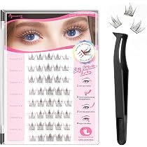 Beauty7 Selbstklebende Wimpern – 40 Stück C-Curl, Wiederverwendbar, Kein Kleber Nötig