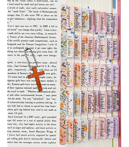 Rainbow Bible Indexing Tabs Including Catholic Books - View #5